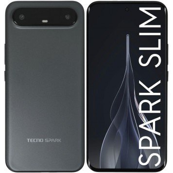 Смартфон Tecno SPARK Slim 256 ГБ черный
