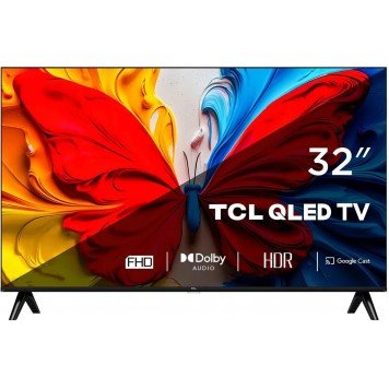 Телевизор TCL 32S5K QLED, FULL HD, черный